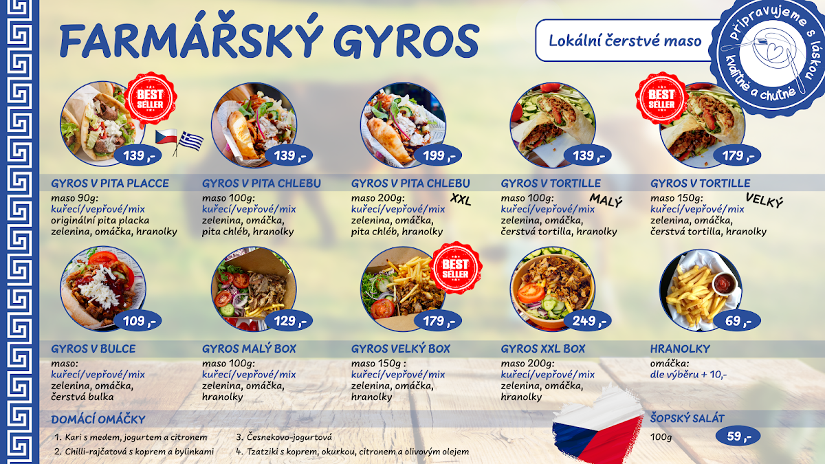 Menu Farmářský Gyros-1